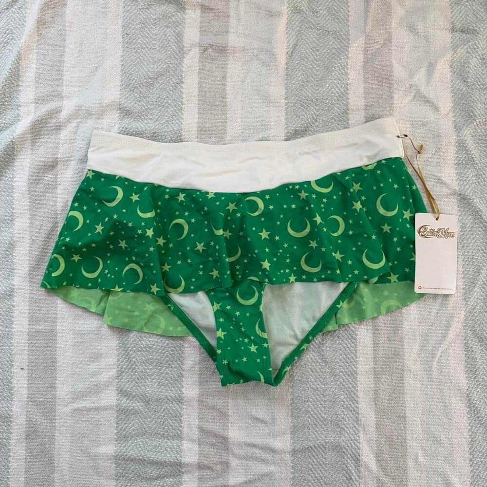 Nwt sailor moon sailor jupiter skirt swimsuit bikini bottom